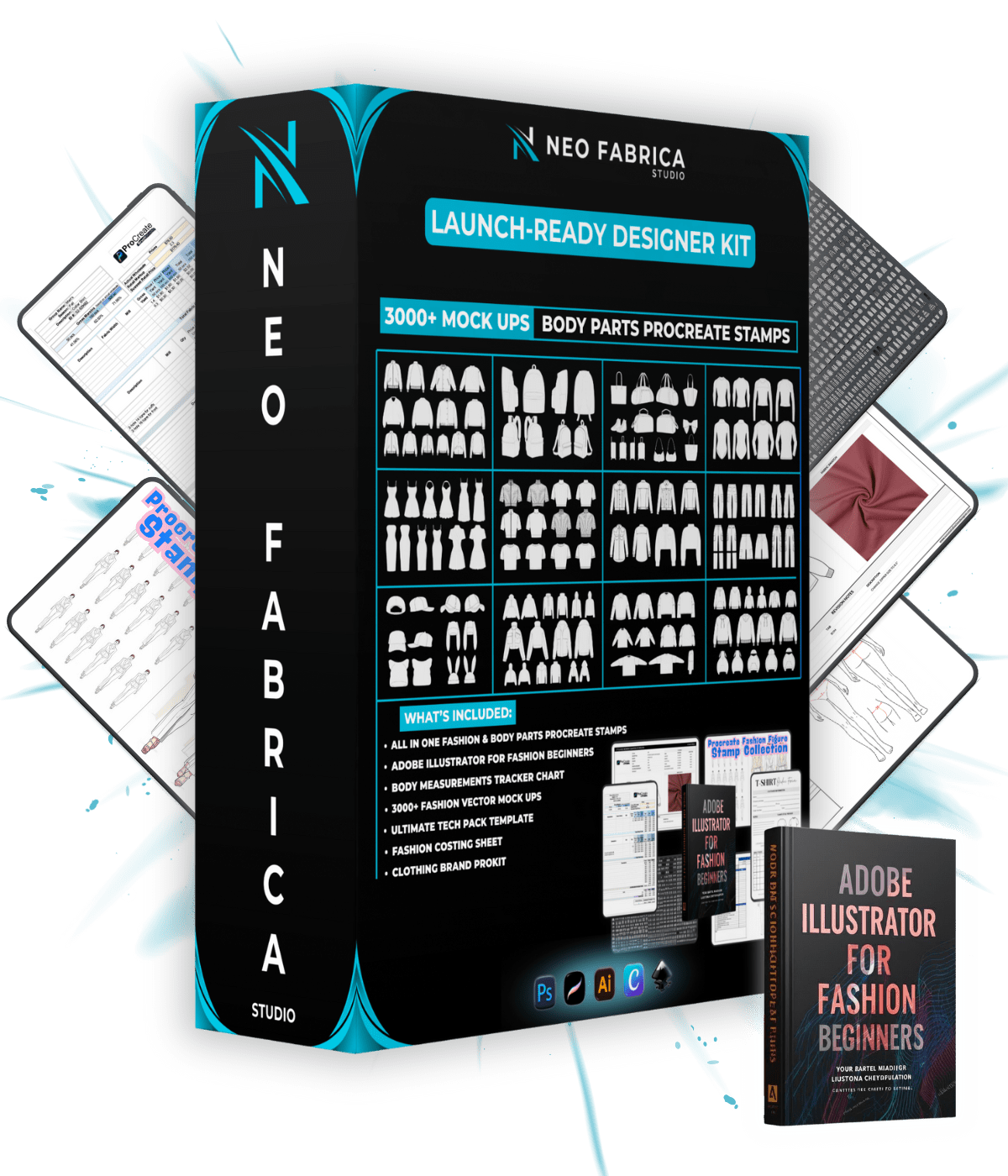 Ultimate Fashion Technical Sketch Bundle